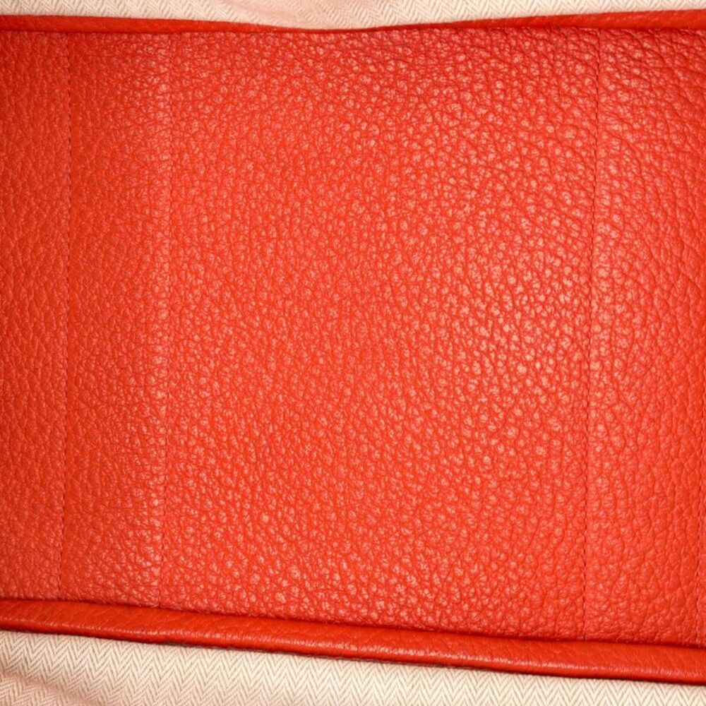 Hermes Garden Party Tote Leather 36 Red - Picture 5 of 8